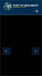 Mobile Screenshot of portofbeaumont.com